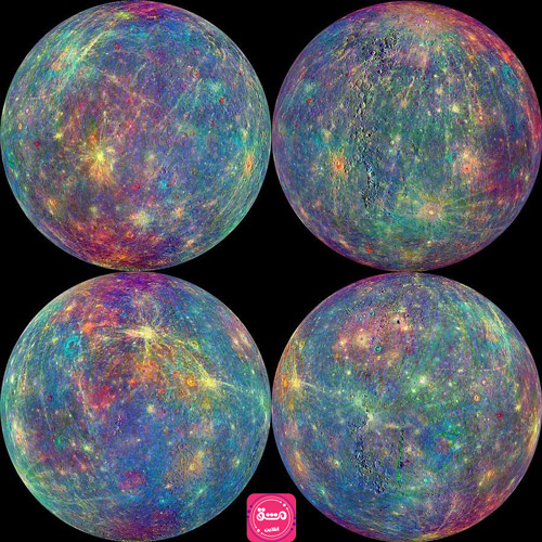 سطح سیاره عطارد (تیر یا Mercury)